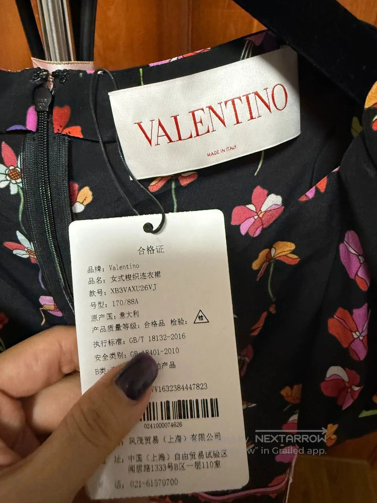 Valentino Valentino Silk Floral Print Dress. Size US L / EU 52-54 / 3 - 2 Thumbnail