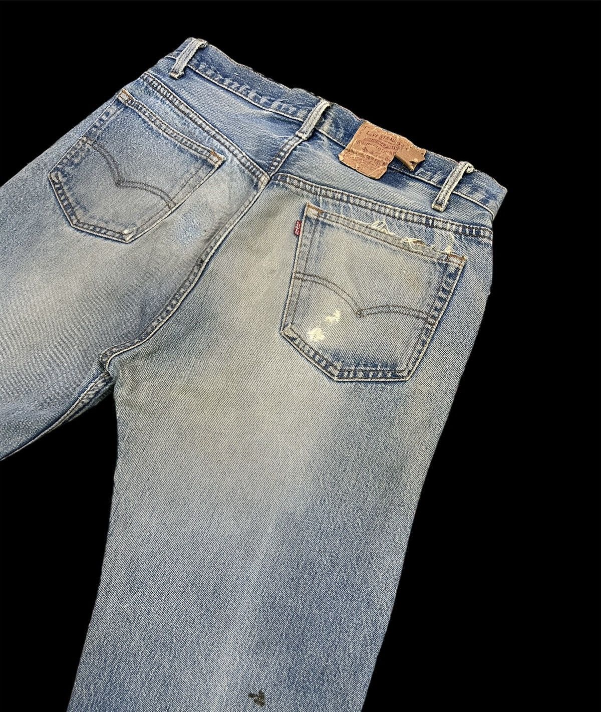 Levi's × Vintage Vintage Levis 80s 501 Distressed Size US 33 - 12 Thumbnail