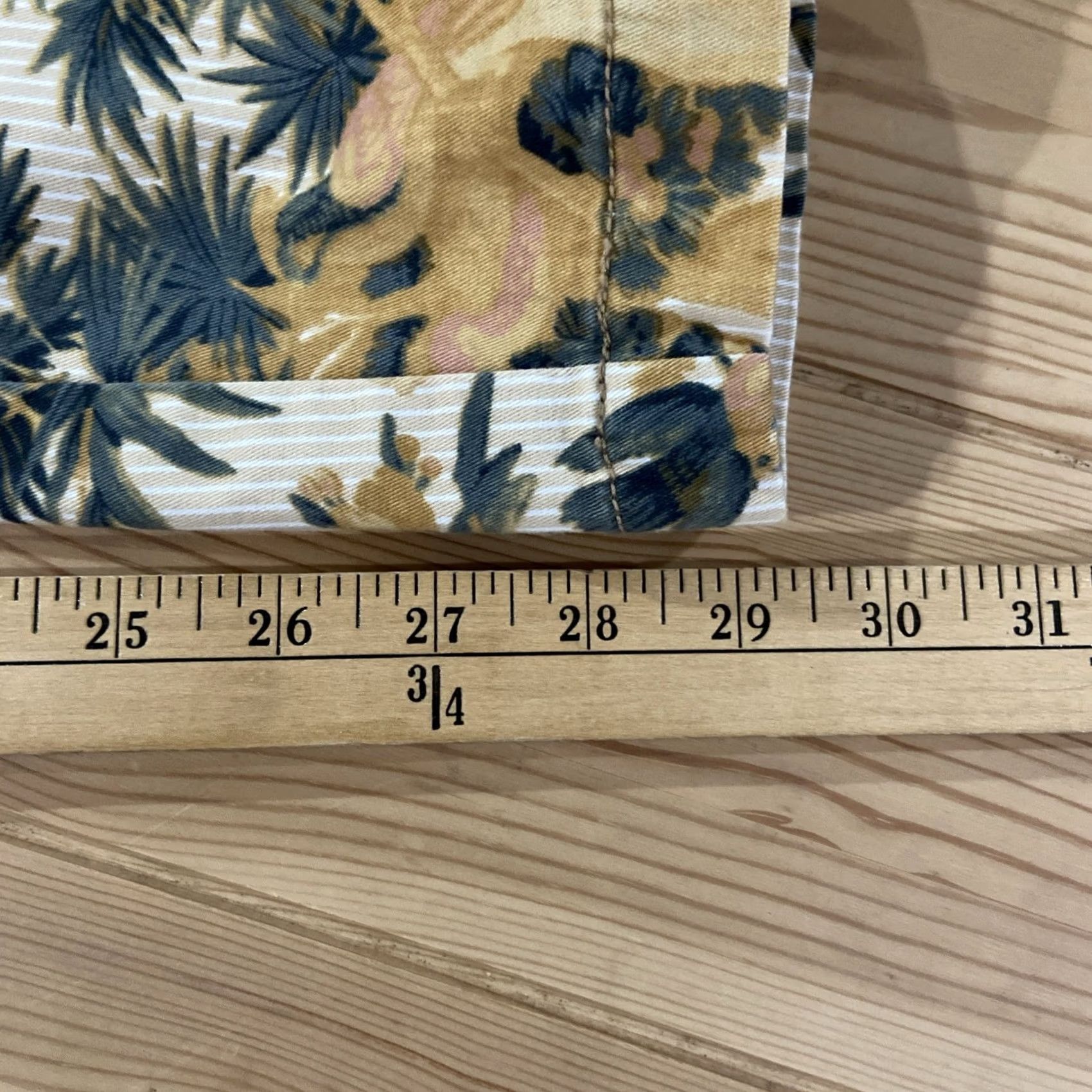 Anthropologie VINTAGE Anthropologie Chino Relaxed Fit Straight Leg Pants Black 25 Women Pants Bohemian City Hippie Pockets Flat Front - Size 42" / US 20 - 4 Thumbnail