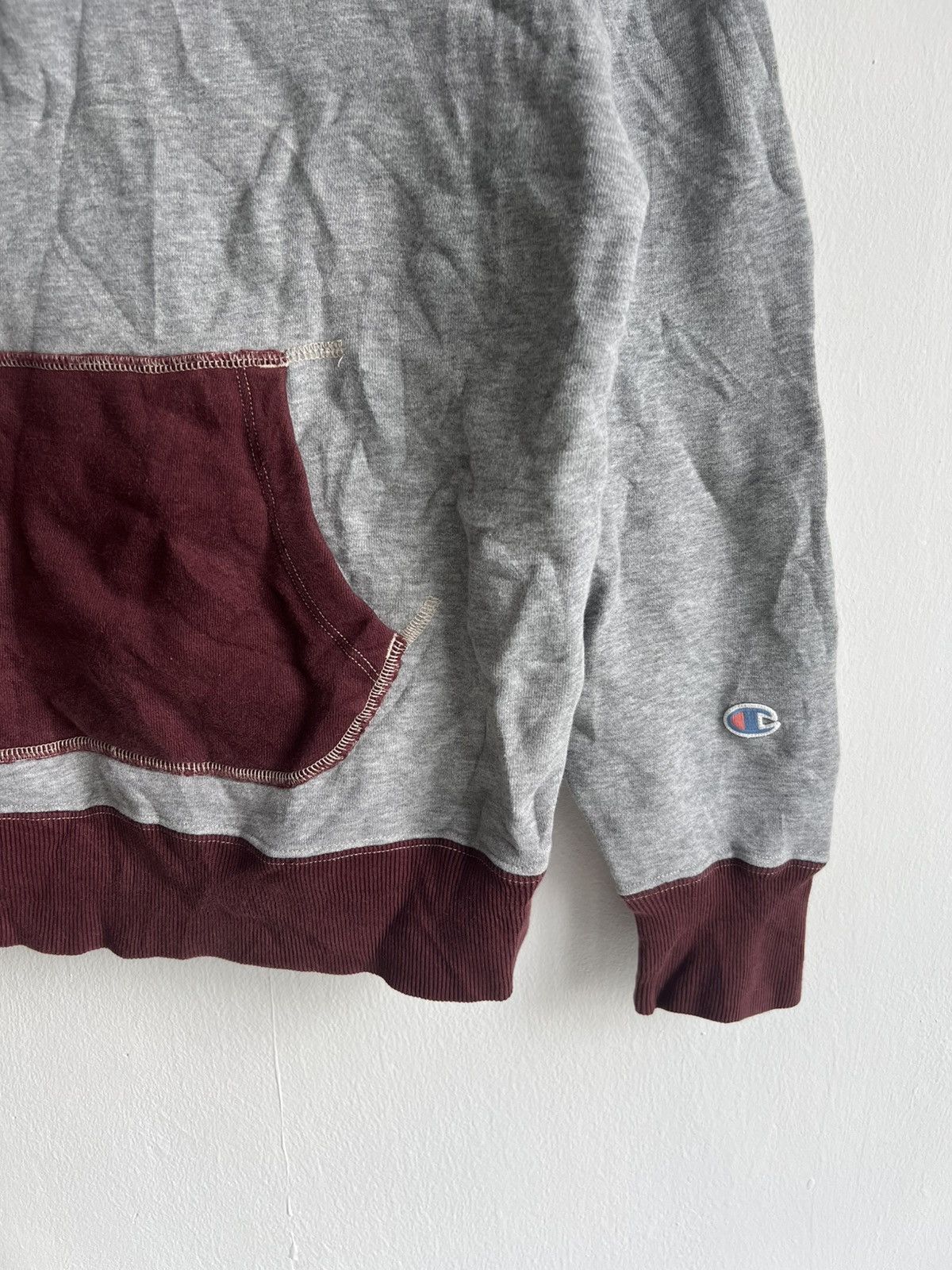 Vintage Vintage 1940s Running Man Afterhood 2 Tones Loopwheel Hoodie Size US M / EU 48-50 / 2 - 5 Thumbnail