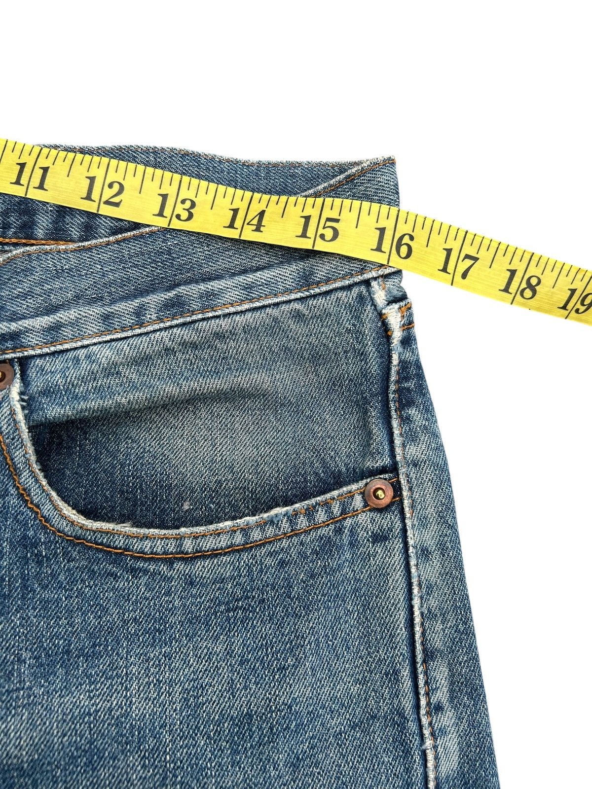 Kapital Vintage Studio Dartisan Selvedge Distressed Denim Jeans Size US 32 / EU 48 - 18 Thumbnail