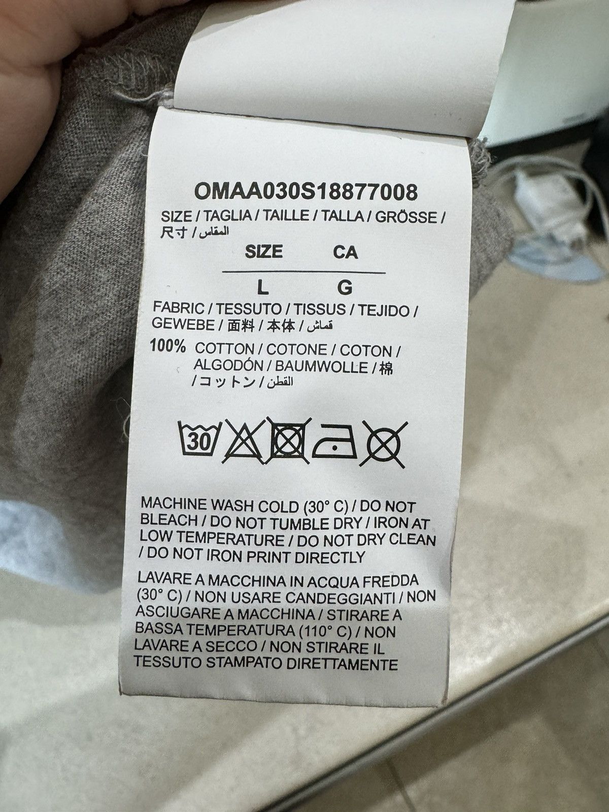 Off-White Rare off-white basic shirt Size US L / EU 52-54 / 3 - 6 Thumbnail