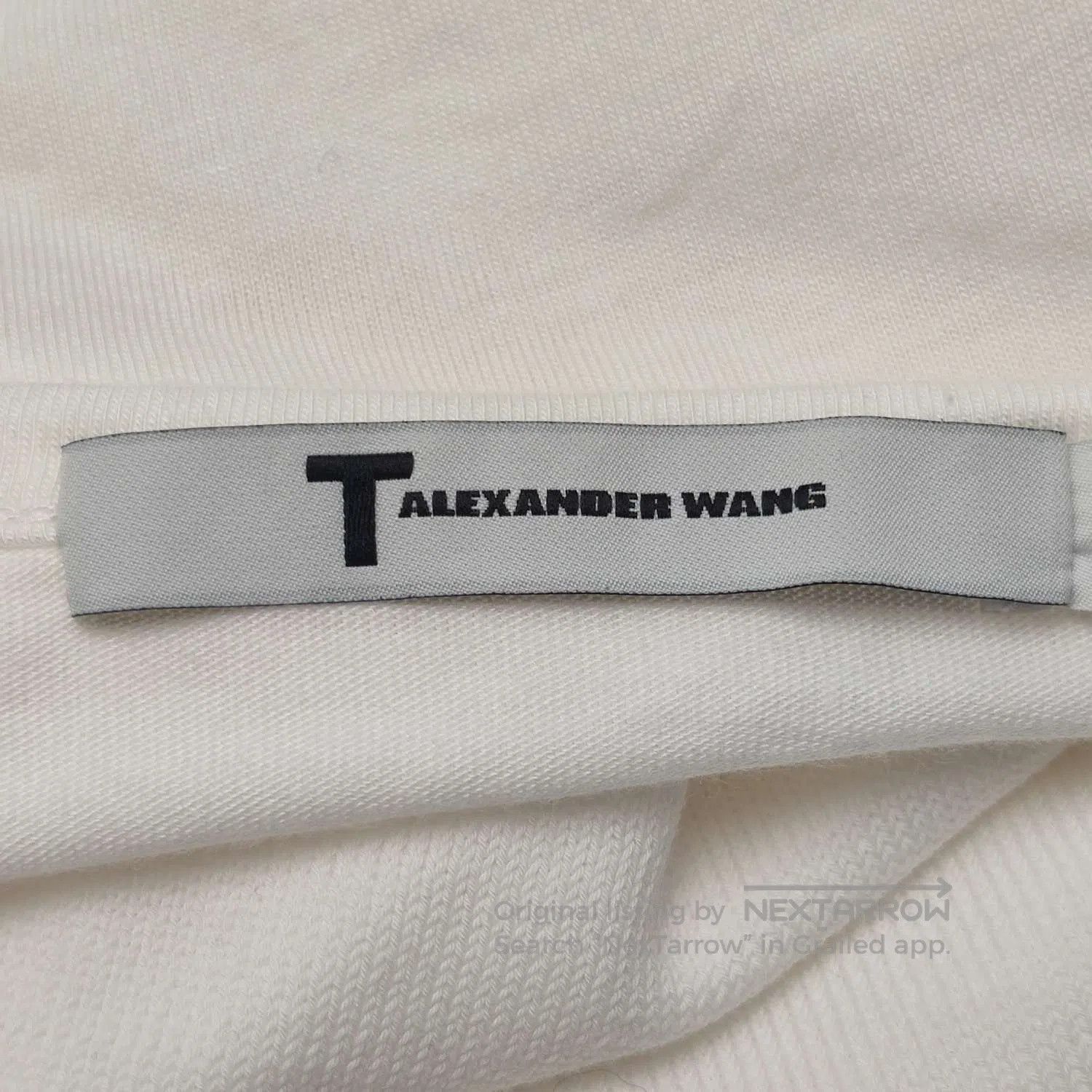 Alexander Wang Alexander Wang XS V-Neck Cotton Short-Sleeve T-Shirt. Size US XS / EU 42 / 0 - 4 Thumbnail
