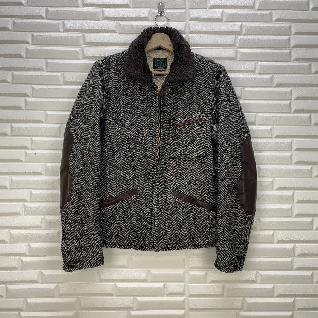 Other × Vintage Vintage Herringbone Jacket Size US S / EU 44-46 / 1 - 2 Thumbnail