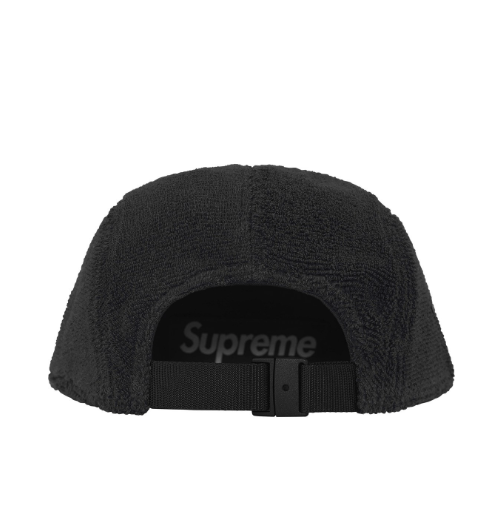 Supreme Supreme Reversible Terry Camp Cap Black SS25 Size ONE SIZE - 4 Thumbnail