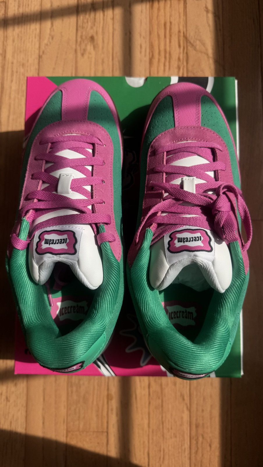 Icecream × Reebok Reebok Board Flip BBC Icecream Green Pink Size US 8 / EU 41 - 5 Thumbnail