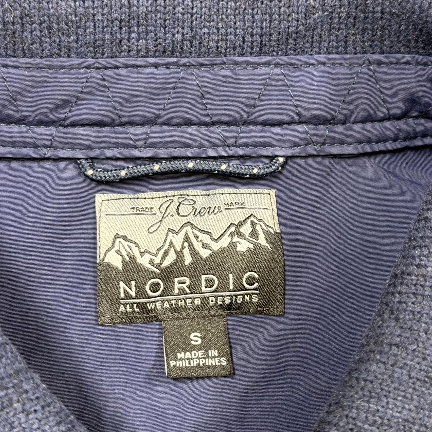 J.Crew J.Crew Nordic Jacket Mens S Blue Wool Snap Shirt Shacket All Weather Size US S / EU 44-46 / 1 - 3 Thumbnail