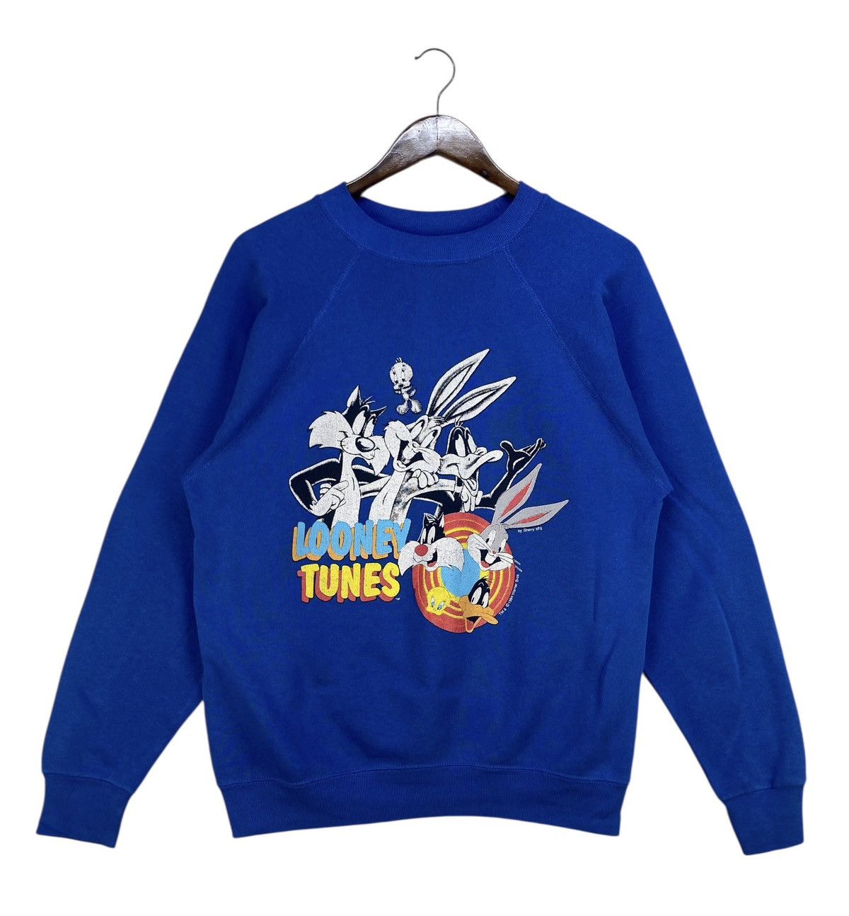 Warner Bros Vintage 1994 Looney Tunes Sweatshirt Size US L / EU 52-54 / 3 - 1 Thumbnail
