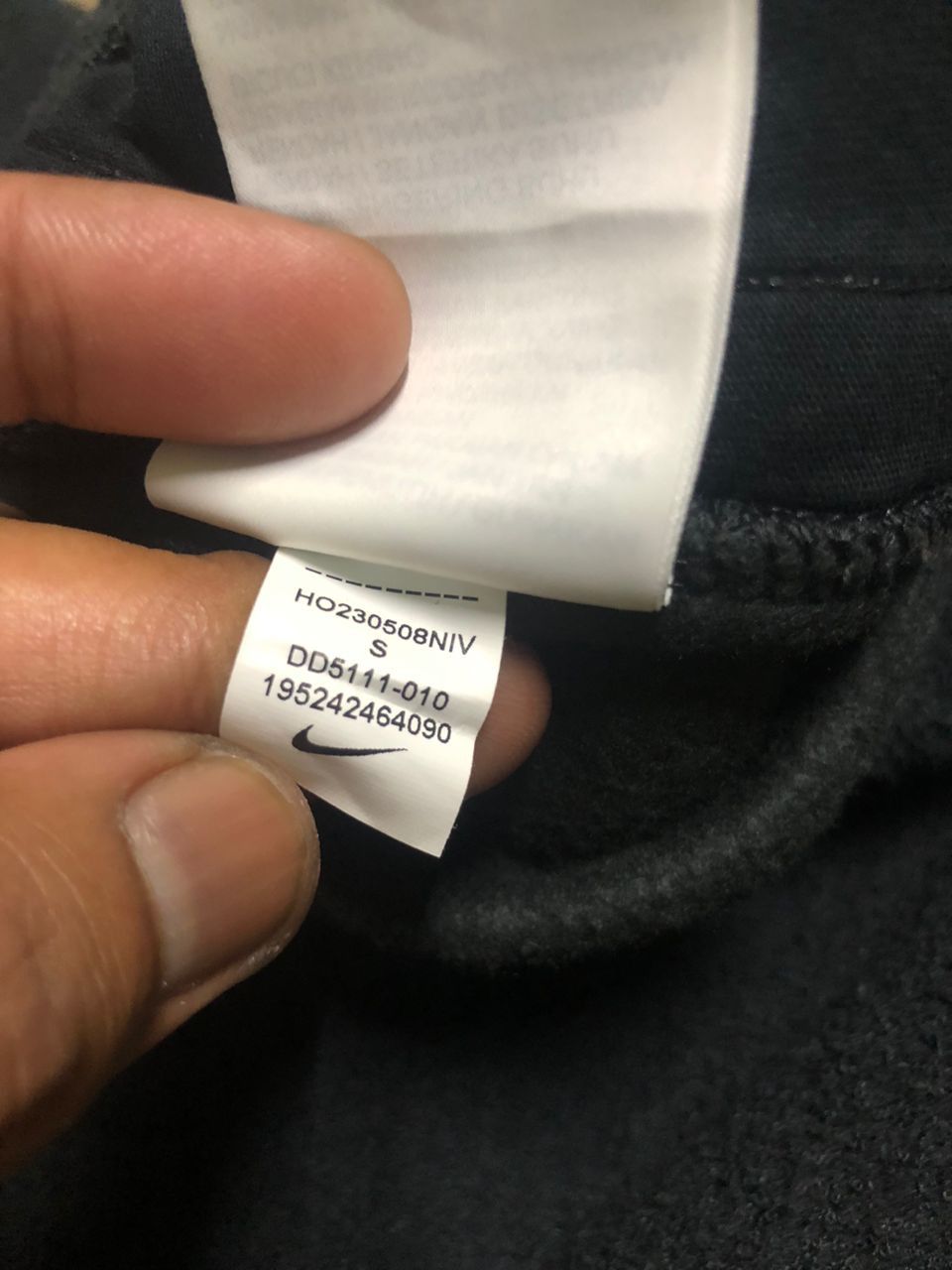 Nike GRAIL💥 Nike Fleece Sweatpants black Waist strenghtable Size US 28 / EU 44 - 9 Thumbnail