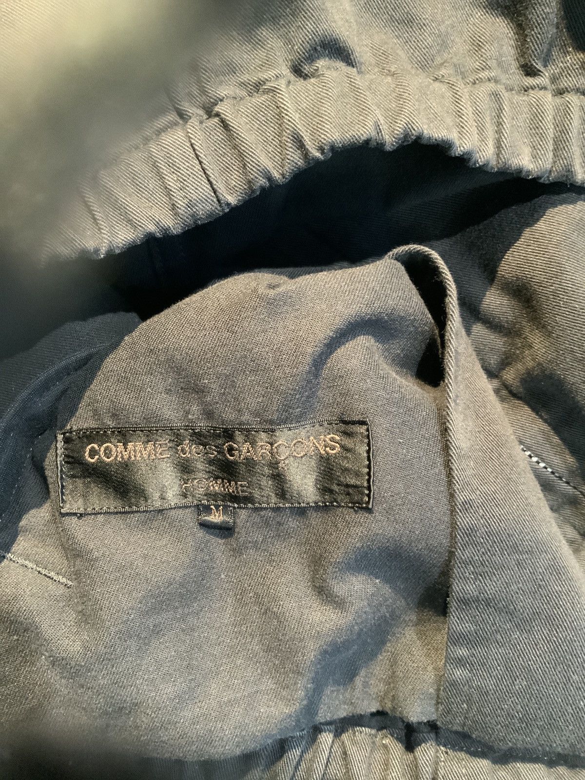 Comme des Garcons × Vintage Comme des garcons split logo zip up