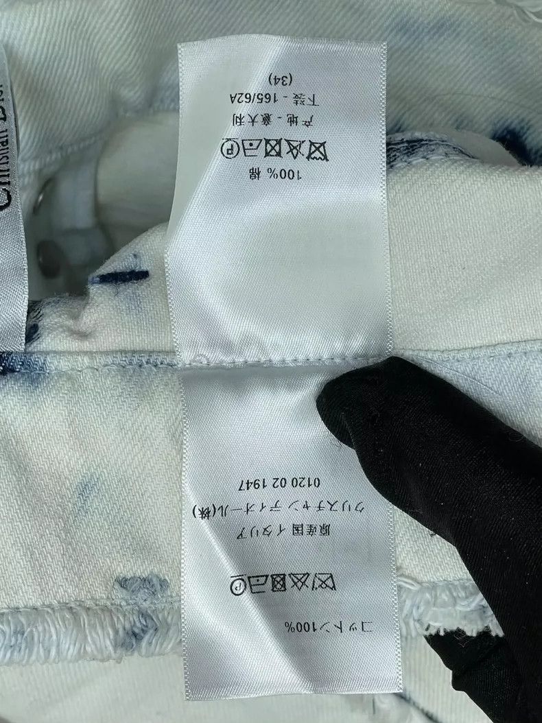 Dior dior white and blue tie-dye jeans-2507 Size US 34 / EU 50 - 7 Thumbnail