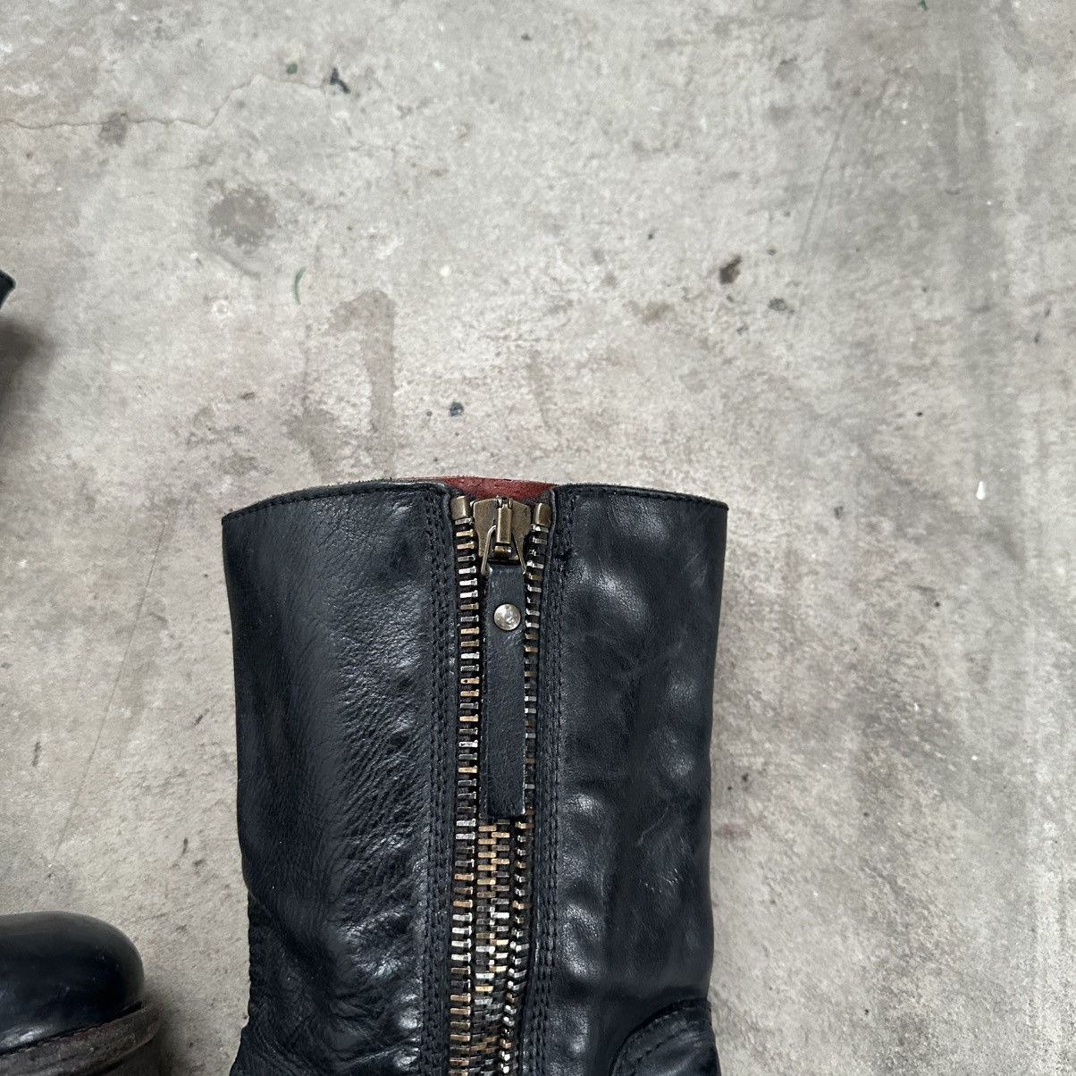 Guidi Rare MOMA Back Laces Combat Ankle Boots guidi style Size US 7 / IT 37 - 9 Thumbnail