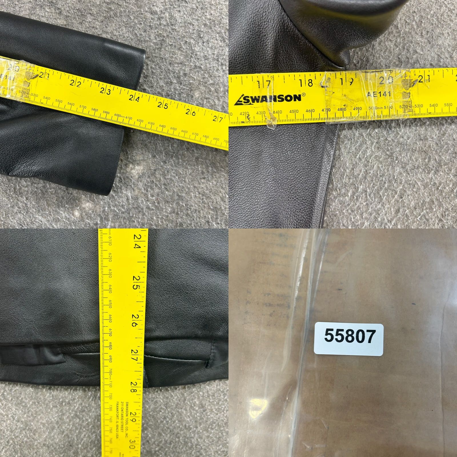 Alfani VINTAGE Alfani Jacket Womens M Black Genuine Leather Full Zip Lined Long 90s Y2K Size M / US 6-8 / IT 42-44 - 9 Thumbnail