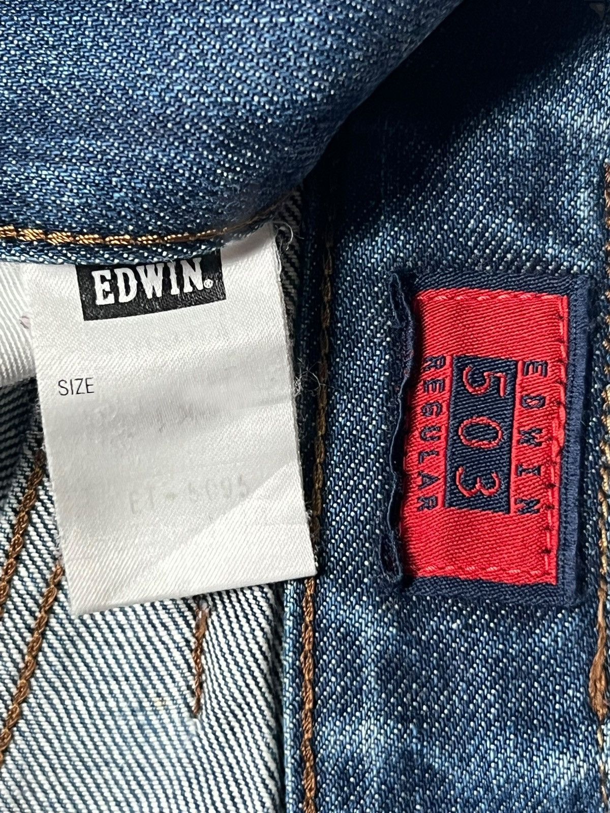 Edwin Loose Edwin 503z Japan - Faded Rusty Wash Jeans Size US 33 - 14 Thumbnail