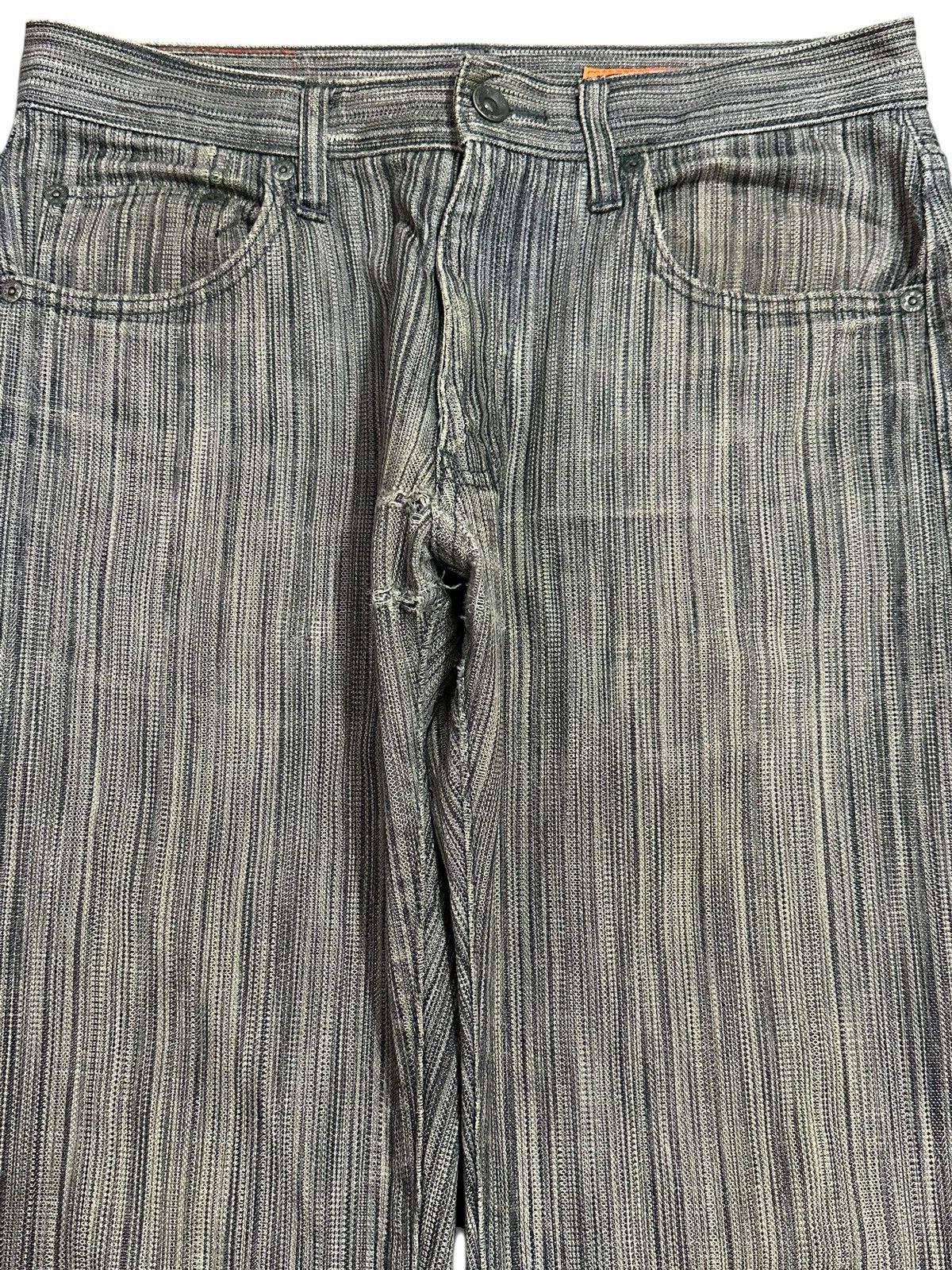 Other Vintage Japanese Brand Mud Wash Style Denim Jeans Size US 31 - 3 Thumbnail