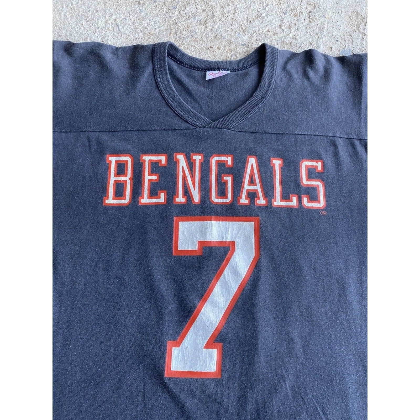 NFL Vintage 90’s Bengals Rawlings NFL Football Jersey Shirt Size US XL / EU 56 / 4 - 4 Thumbnail