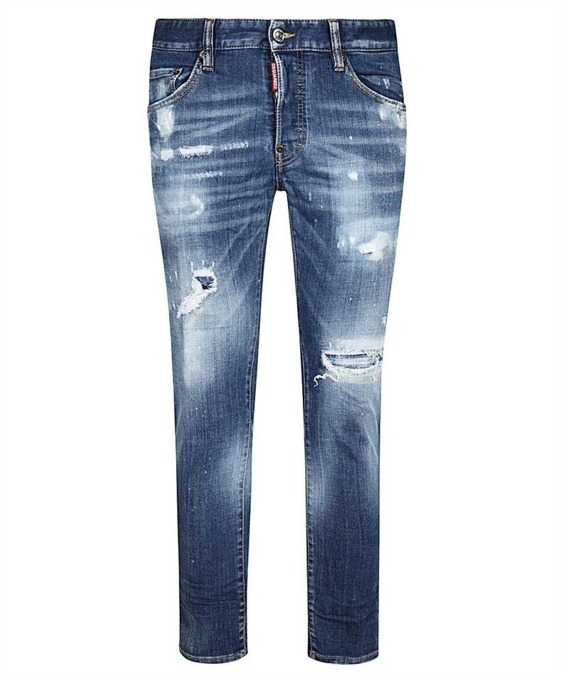 Dsquared2 DSquared2 Light Wash Distressed Jeans-yf Size US 32 / EU 48 - 1 Thumbnail