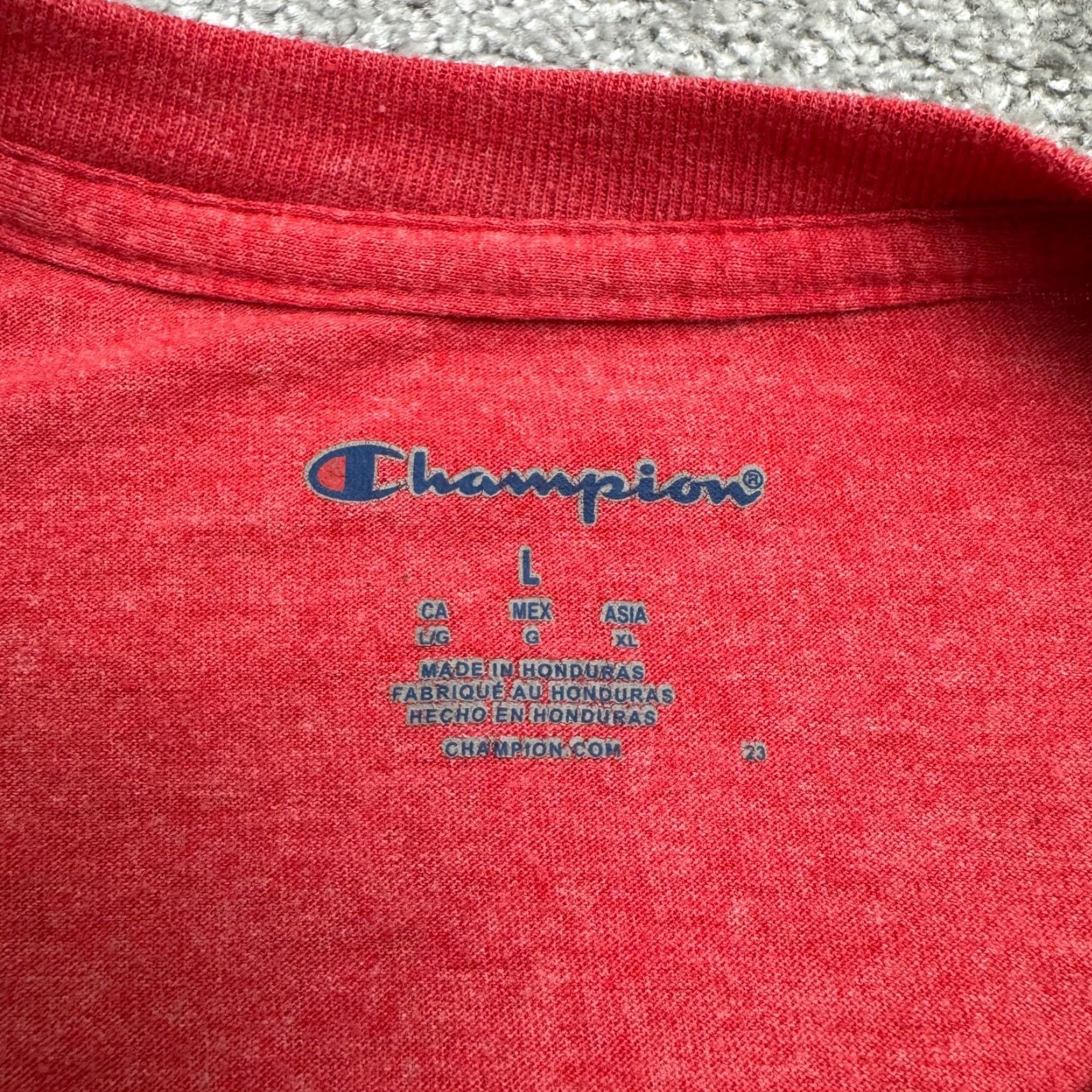 Champion Champion Detroit Red Wings NHL Hockey Graphic T-Shirt Mens Large Red Crew Tee Size US L / EU 52-54 / 3 - 5 Thumbnail