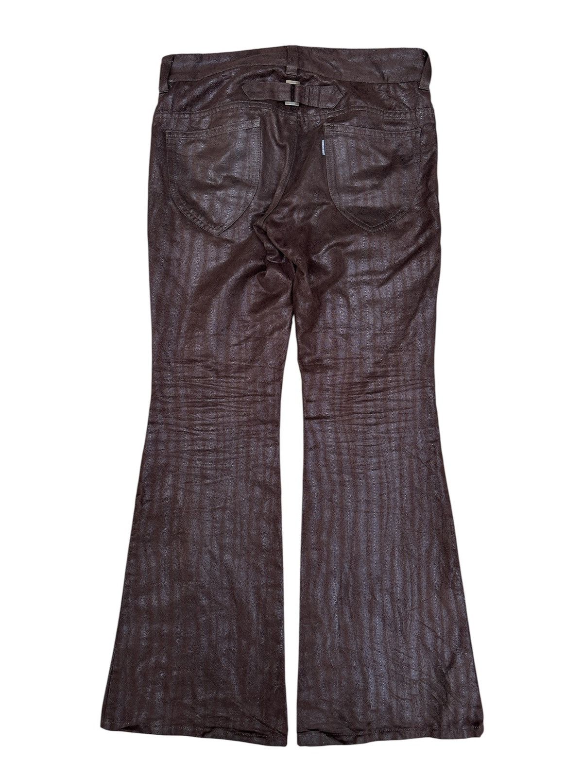 Tornado Mart Stingray Waxed Flare Pants Size US 30 / EU 46 - 2 Thumbnail