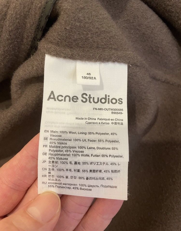 Acne Studios Acne studios Wool coat 2412-Nextarrow Size US S / EU 44-46 / 1 - 3 Thumbnail