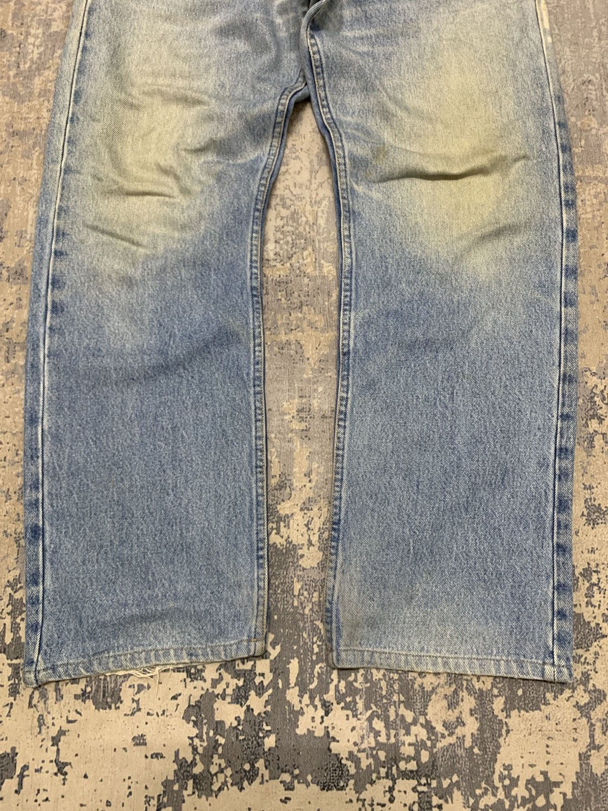 Japanese Brand Vintage Japanese Original Denim Jeans Faded Blue Skater Y2K Size US 31 - 5 Thumbnail