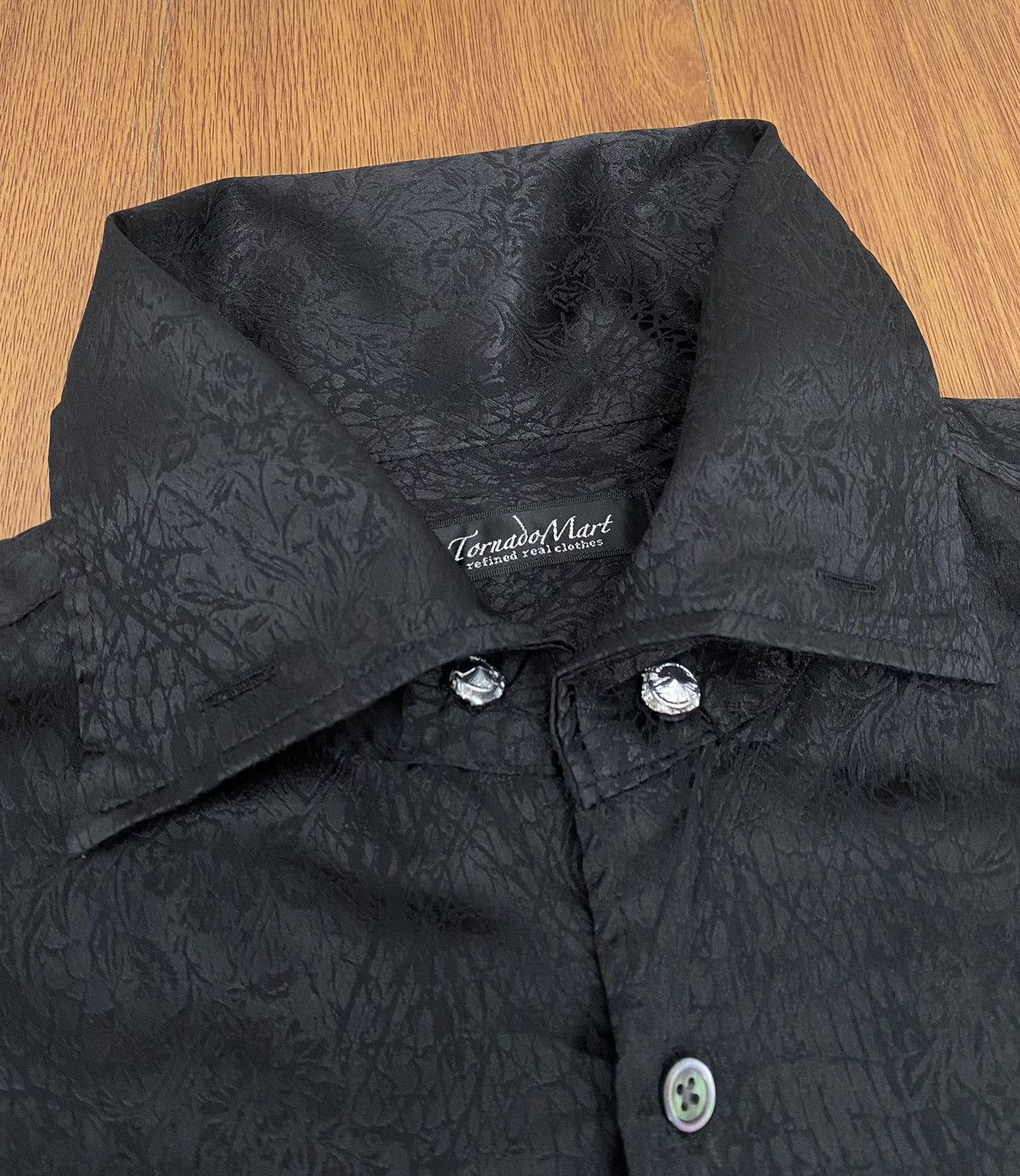 Tornado Mart Tornado mart black pattern shirt Size US L / EU 52-54 / 3 - 4 Thumbnail