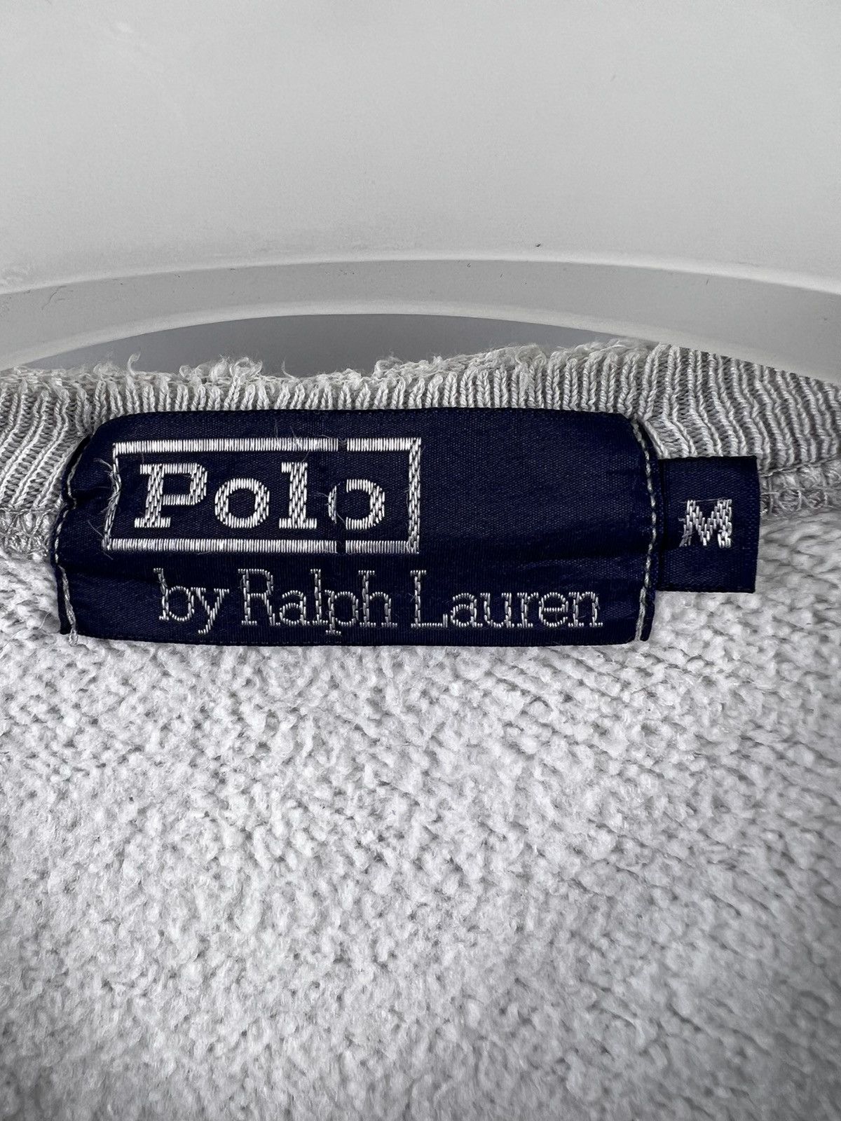 Polo Ralph Lauren 🔥 Rare & Distressed Polo Ralph Lauren Sweatshirt in Grey Size US M / EU 48-50 / 2 - 9 Thumbnail