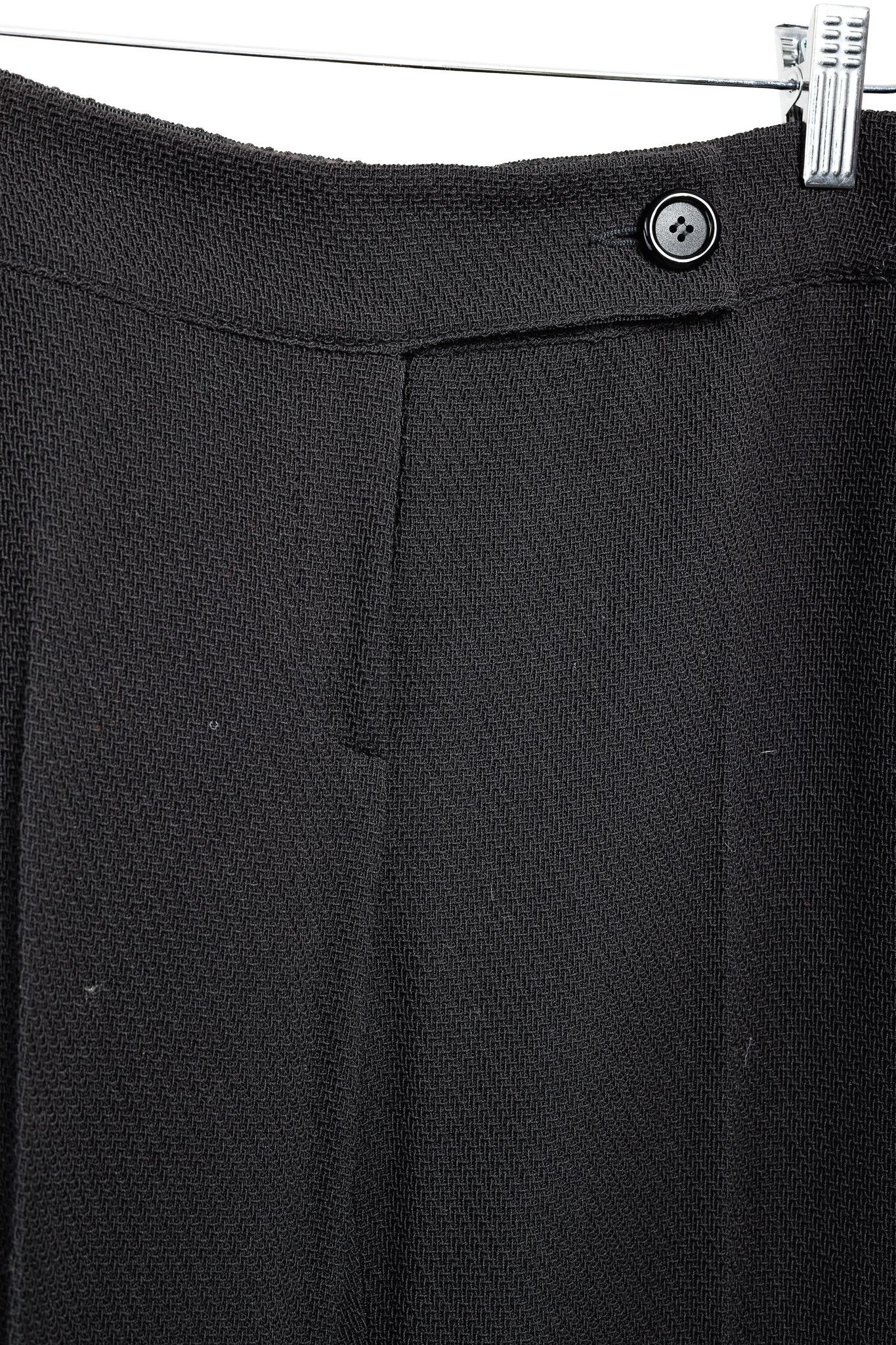 Emporio Armani Emporio Armani Black Wide-Leg Trousers Size 28" / US 6 / IT 42 - 7 Thumbnail