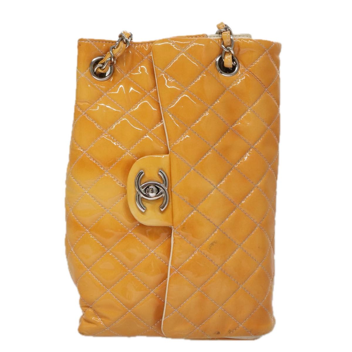 Chanel Timeless Yellow Patent Leather Shoulder Bag (Pre-Owned) Size ONE SIZE - 1 Thumbnail