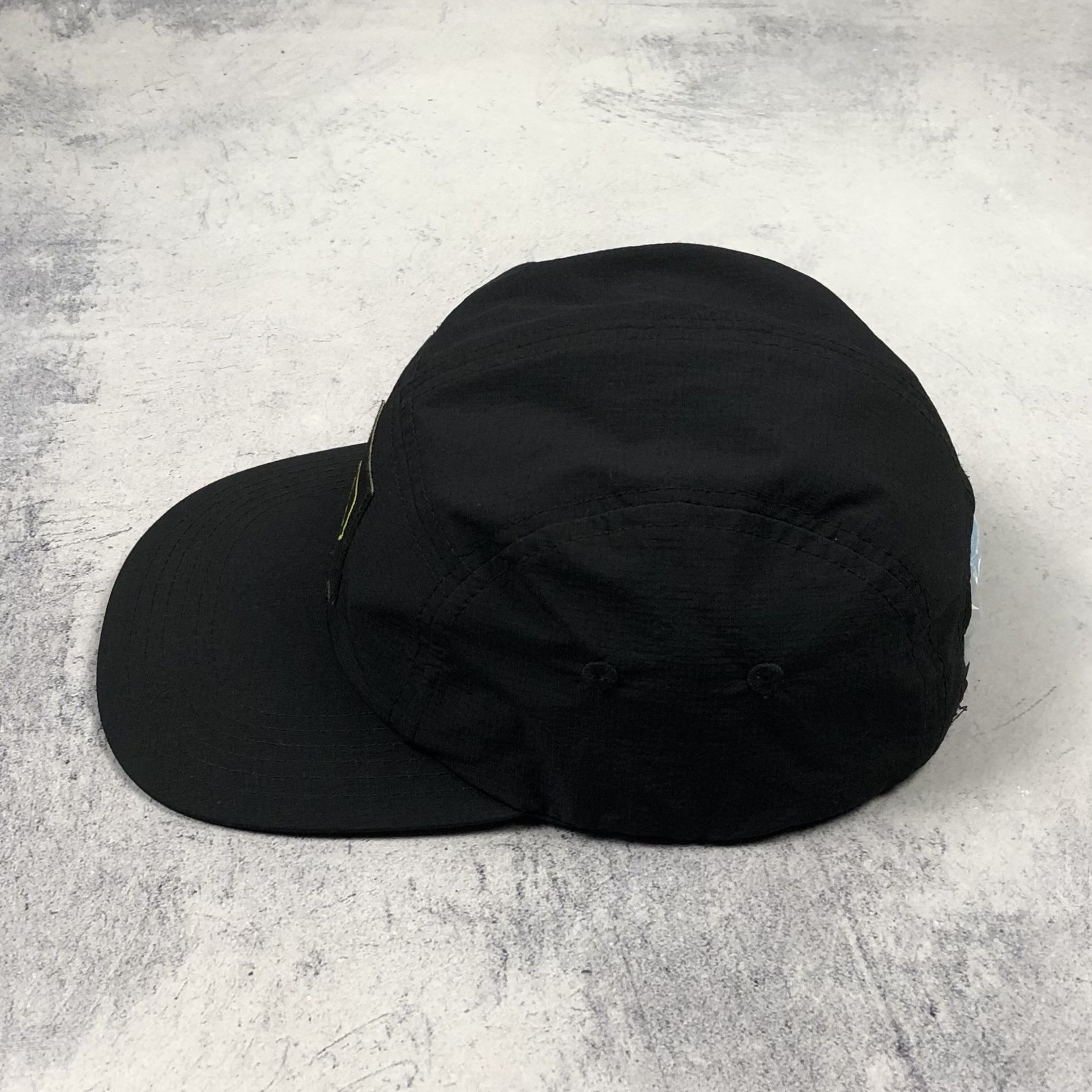 Hypebeast Burgtec Nylon Heart Block logo Gorpcore 5 panel Cap Hat y2k Size ONE SIZE - 4 Thumbnail