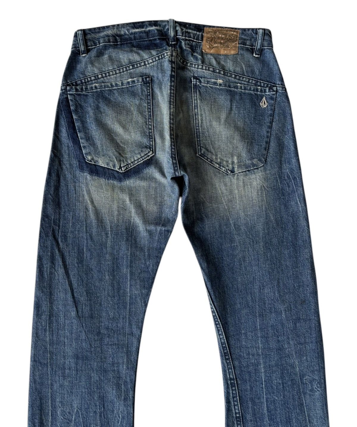 Marithe + Francois Girbaud RARE🔥DISTRESSED DENIM VOLCOM SLERGO JEANS MFG PPFM STYLE Size US 33 - 6 Thumbnail