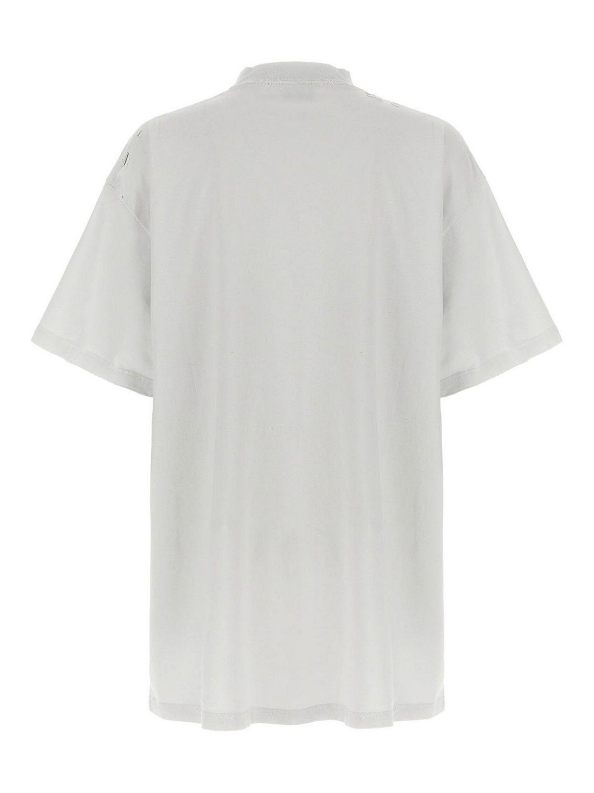 Balenciaga o1bcso1str1225 3B Liquefied T-Shirt Oversized in Grey Size US L / EU 52-54 / 3 - 2 Thumbnail