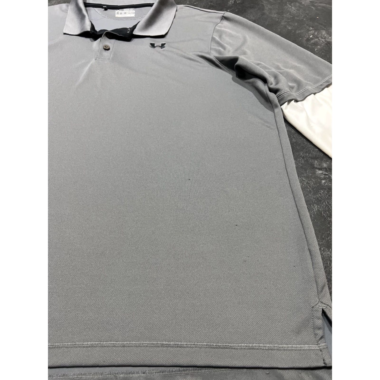 Under Armour **Under Armour Men's 2XL Gray Long Sleeve Polo Shirt UPF 50+ Loose Fit** User: Under Armour Men's 2XL Gray Long Sleeve Polo Shirt UPF 50+ Loose Fit Size US XXL / EU 58 / 5 - 4 Thumbnail