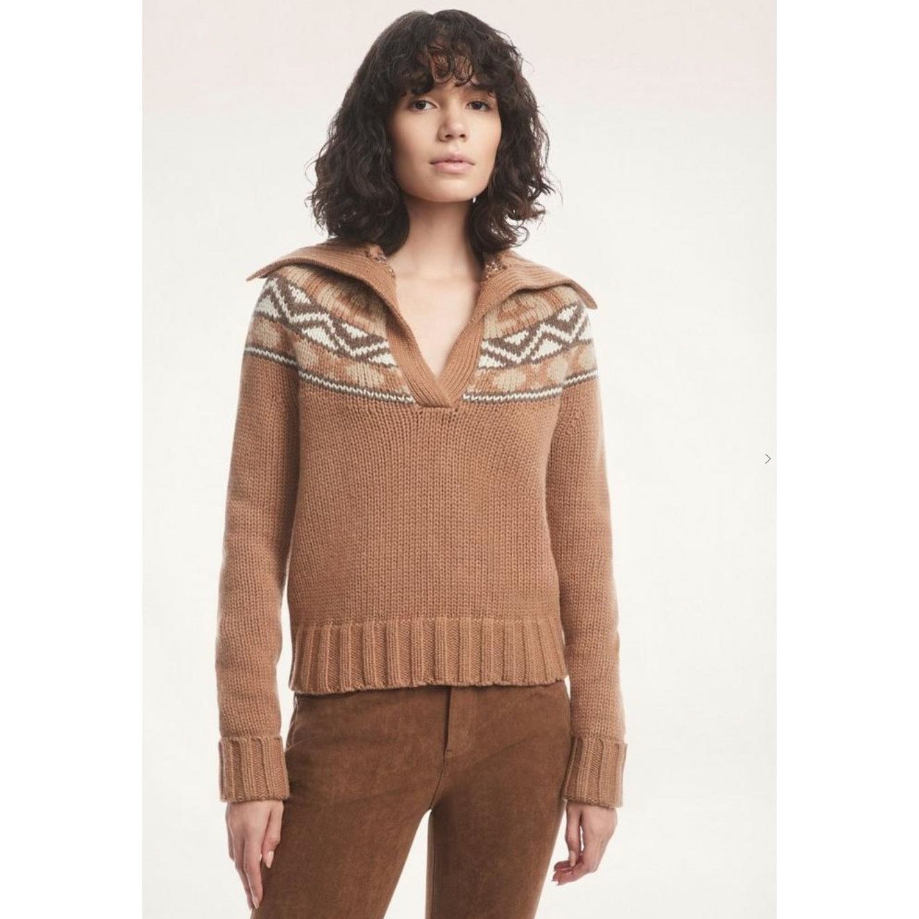Brooks Brothers Brooks Brother Wool Alpaca Sweater Tan Brown Knit Size XL / US 12-14 / IT 48-50 - 2 Thumbnail