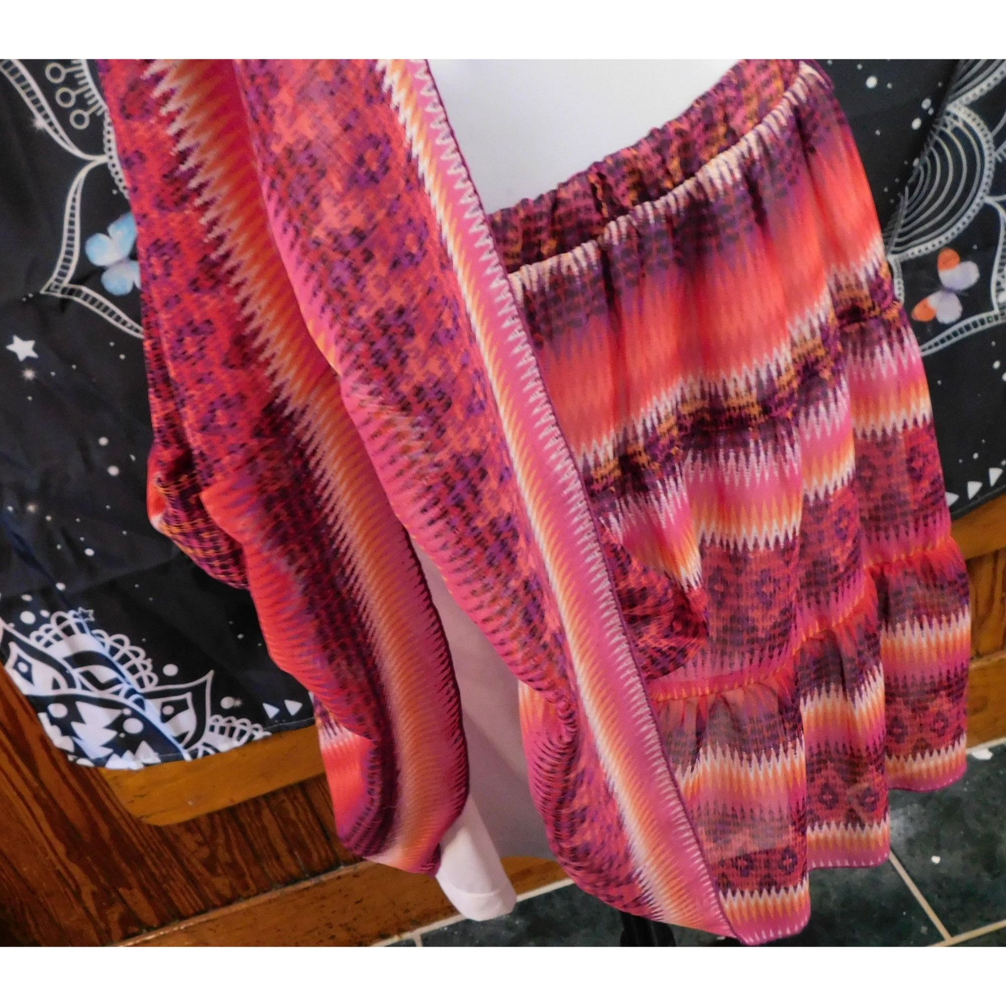 Other B-Wear Striped Sunset Skirt In Southwestern Print Size 28" / US 6 / IT 42 - 3 Thumbnail