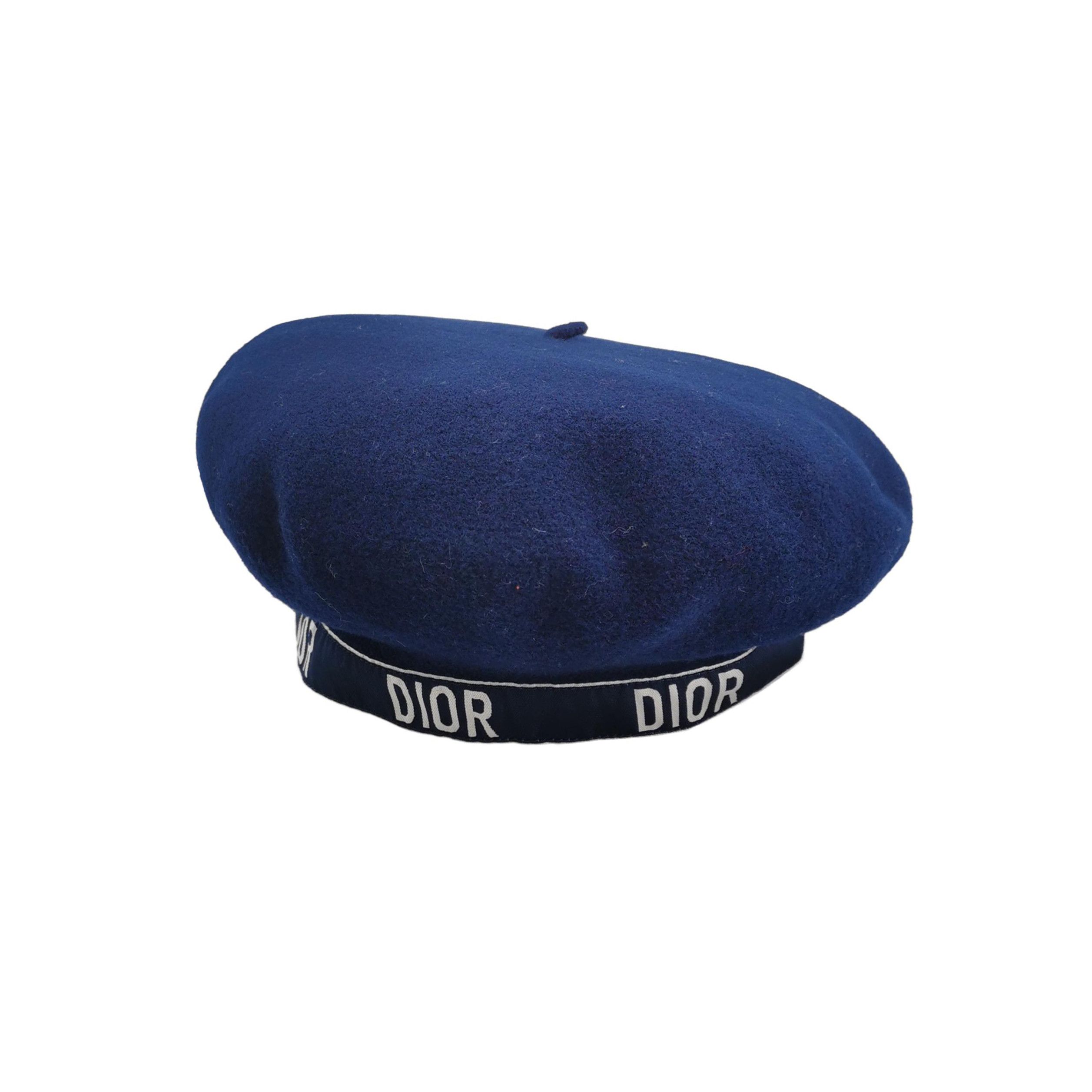 Dior Dior Logo Beret Hat Size 50-52 Size ONE SIZE - 1 Thumbnail