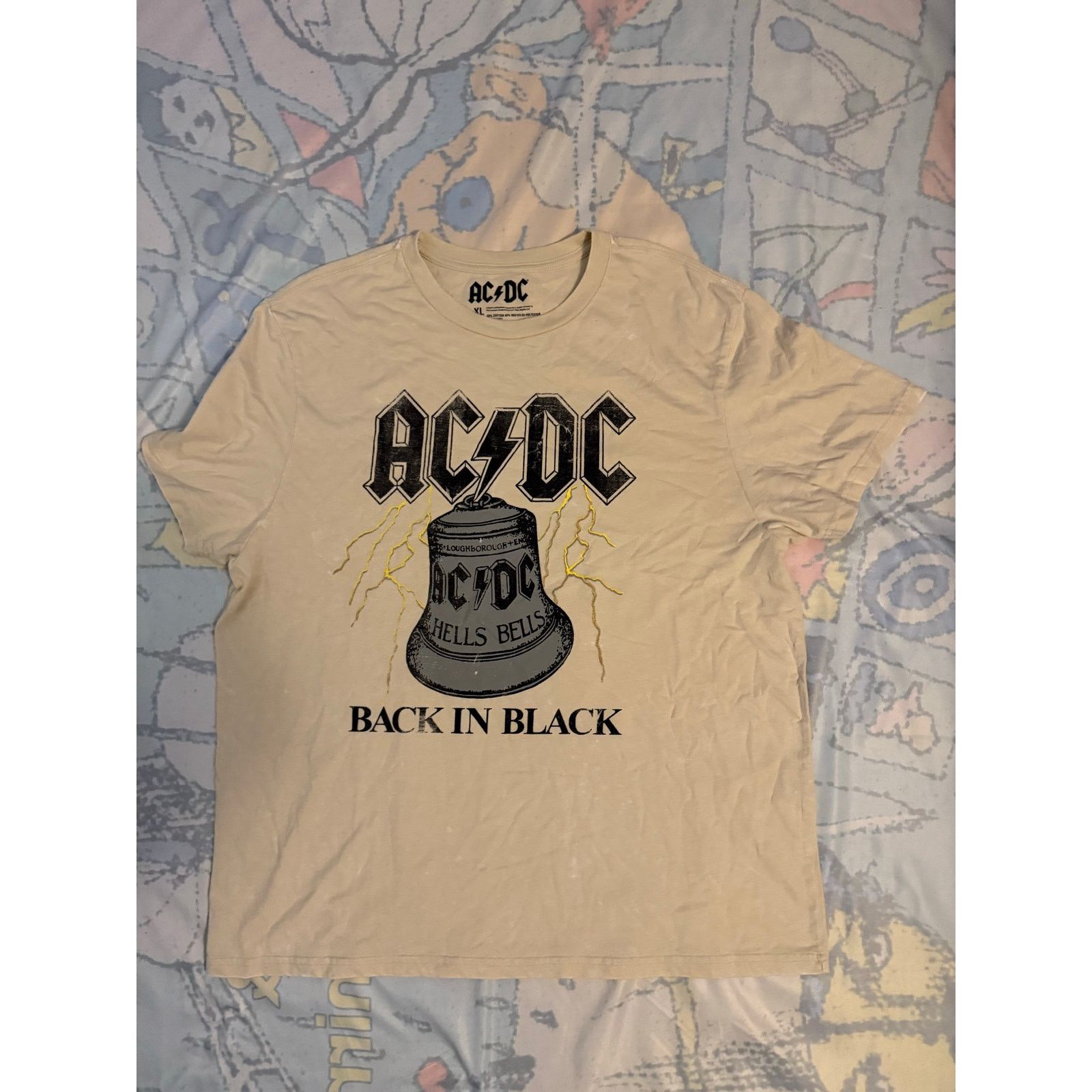 AC/DC AC/DC Back in Black T-Shirt - Rock Band Tee Size US XL / EU 56 / 4 - 1 Thumbnail