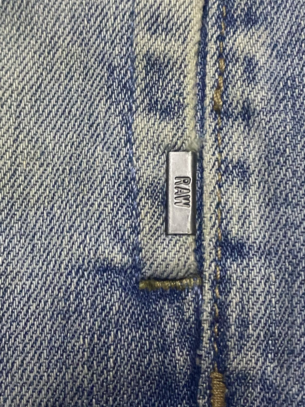 G-Star Vintage G star Raw Curve Leg Grunge Slim Fit Jeans Size US 32 / EU 48 - 9 Thumbnail