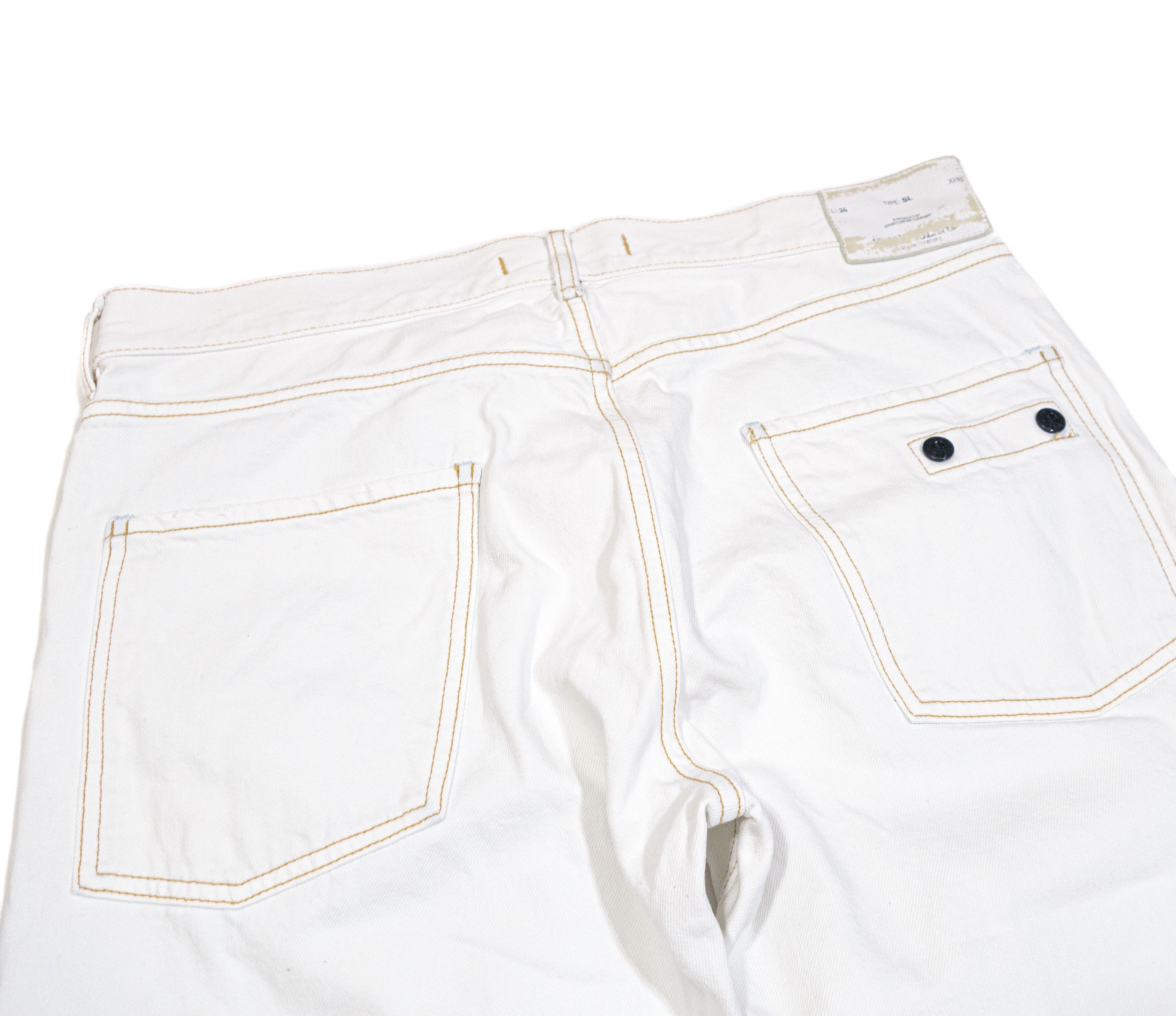 Stone Island S/S2011 White Jeans Size US 34 / EU 50 - 4 Thumbnail