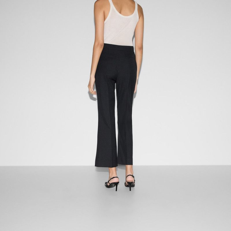 Gucci o1la5ras0526 Wool Gabardine Pants in Black Size 30" / US 8 / IT 44 - 4 Thumbnail