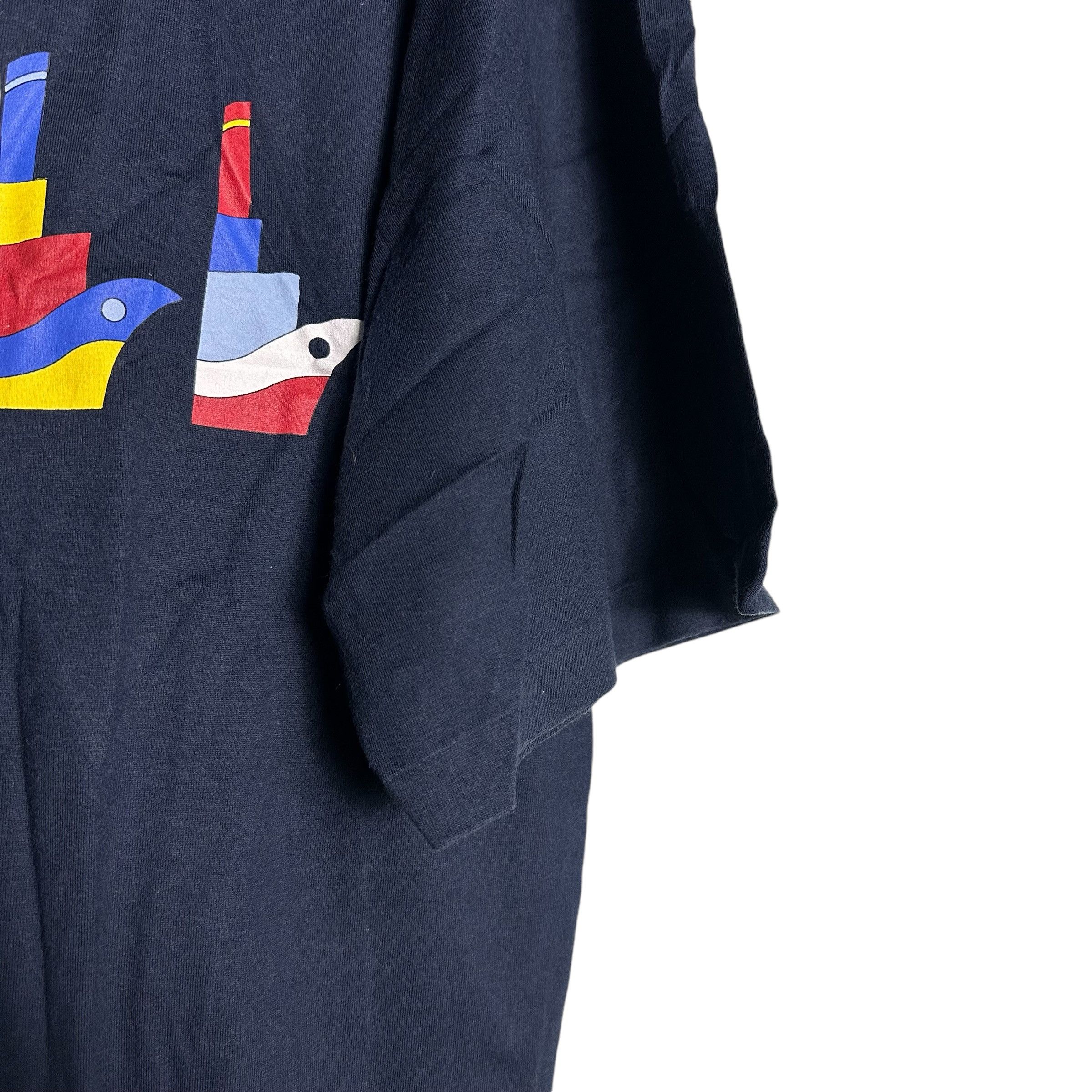 Alfred Dunhill 🔥RARE🔥Vtg Alfred Dunhill Spell Out T-shirt Single Stich Size US S / EU 44-46 / 1 - 4 Thumbnail