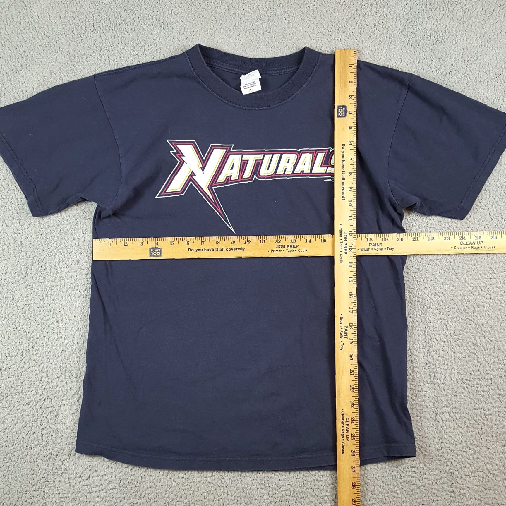 Anvil Vintage Northwest Arkansas Naturals Men’s L T-Shirt Baseball MiLB 90s Y2K Retro Sports Cotton Blue Size US L / EU 52-54 / 3 - 7 Thumbnail