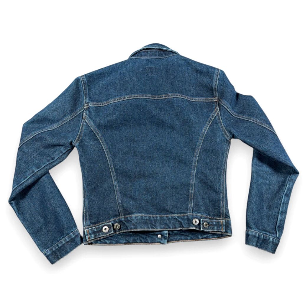 Gap VINTAGE Gap Jacket Womens M Blue Denim Jacket Casual 90s Preppy Retro Logo Pockets Buttons Size 32" / US 10 / IT 46 - 3 Thumbnail