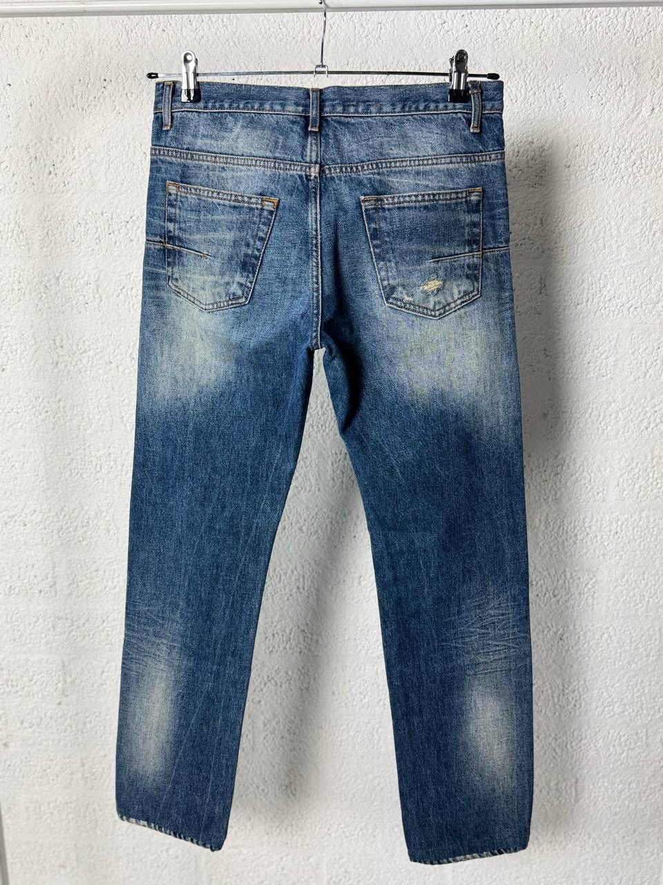 Dior Dior Hedi Slimane Distressed Denim Pants Size US 31 - 9 Thumbnail