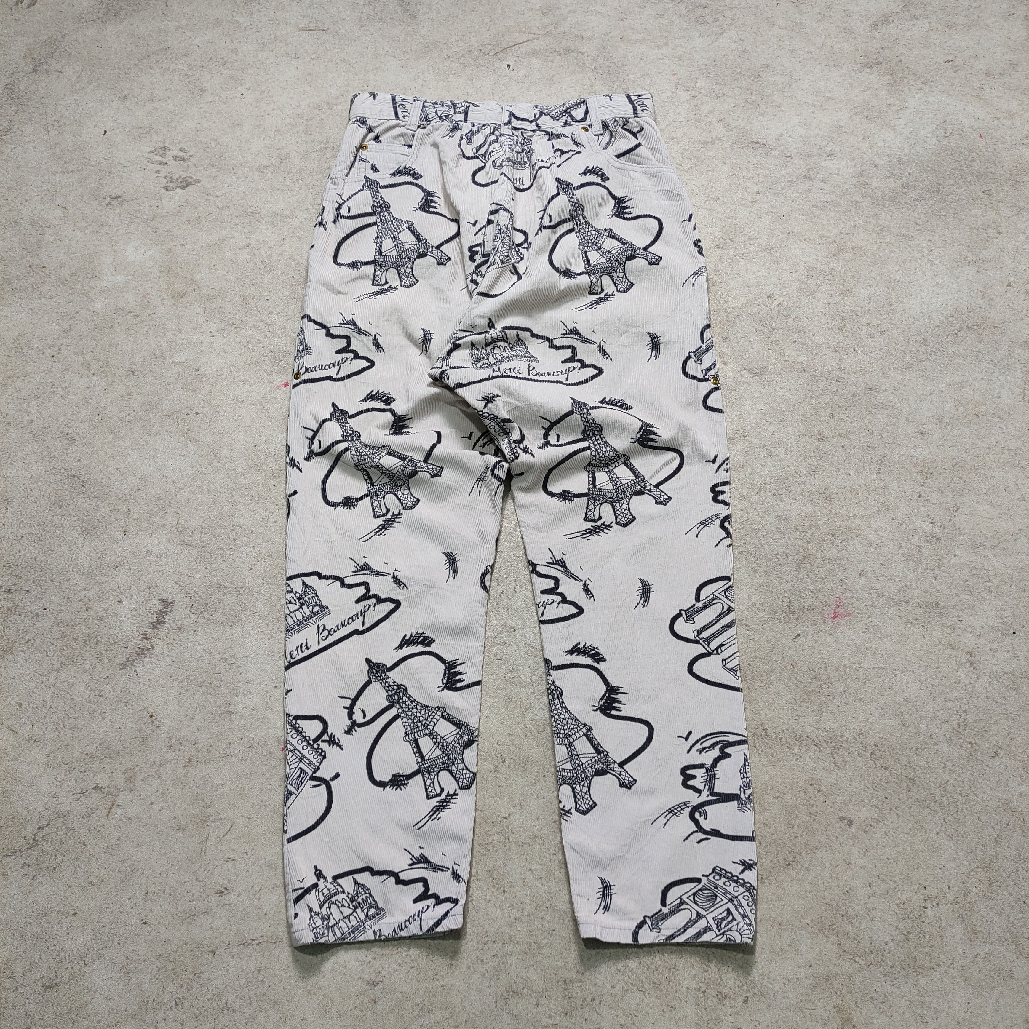 Issey Miyake Mercibeaucoup Paris Pattern Issey Miyake Size US 30 / EU 46 - 3 Thumbnail