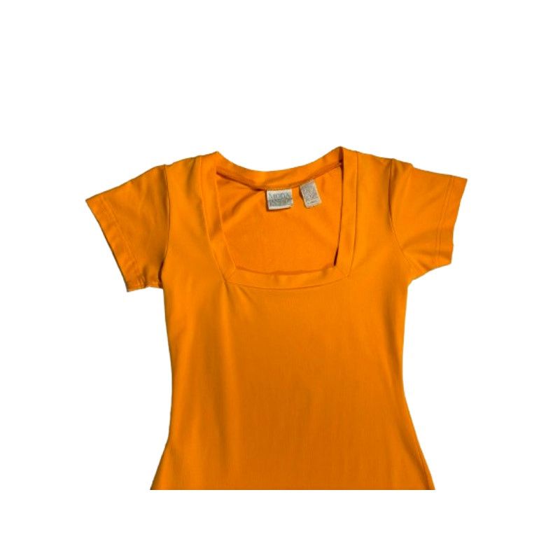 Victoria's Secret Victoria's Secret MODA INTL Dress Short Sleeve Orange XS Size XS / US 0-2 / IT 36-38 - 3 Thumbnail