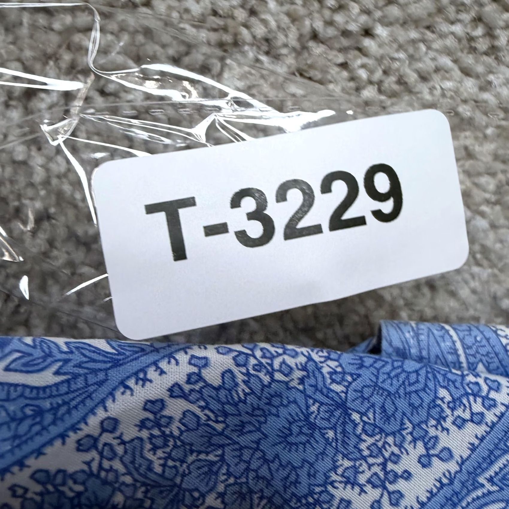 Talbots Talbots Womens 4P Blue Paisley Button Up Shirt Roll Tab 3/4 Sleeve Stretch Top Size S / US 4 / IT 40 - 8 Thumbnail
