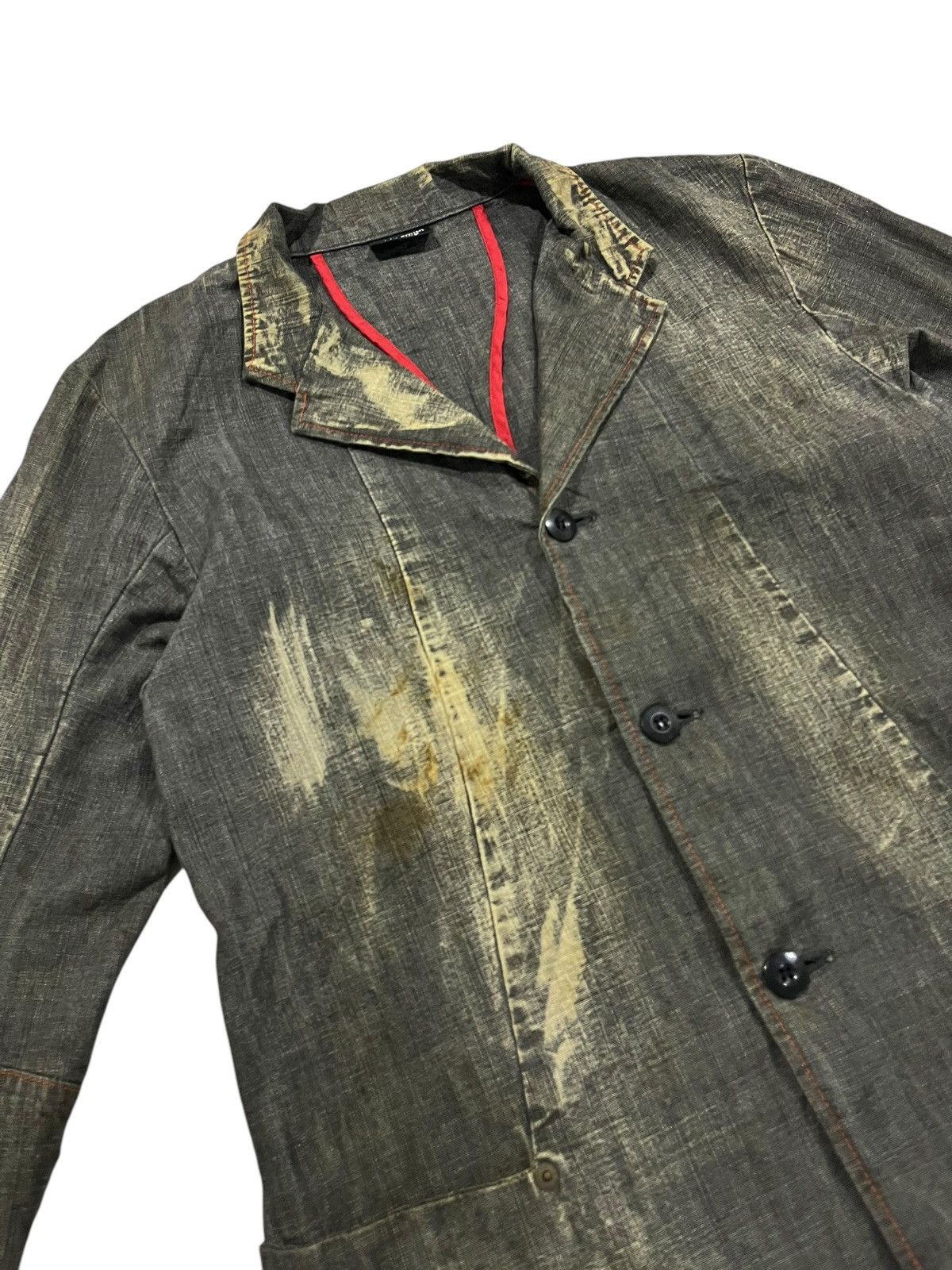 If Six Was Nine 🇯🇵 Japanese Brand Mud Wash Jacket By Big Smith Clothing Size US M / EU 48-50 / 2 - 4 Thumbnail