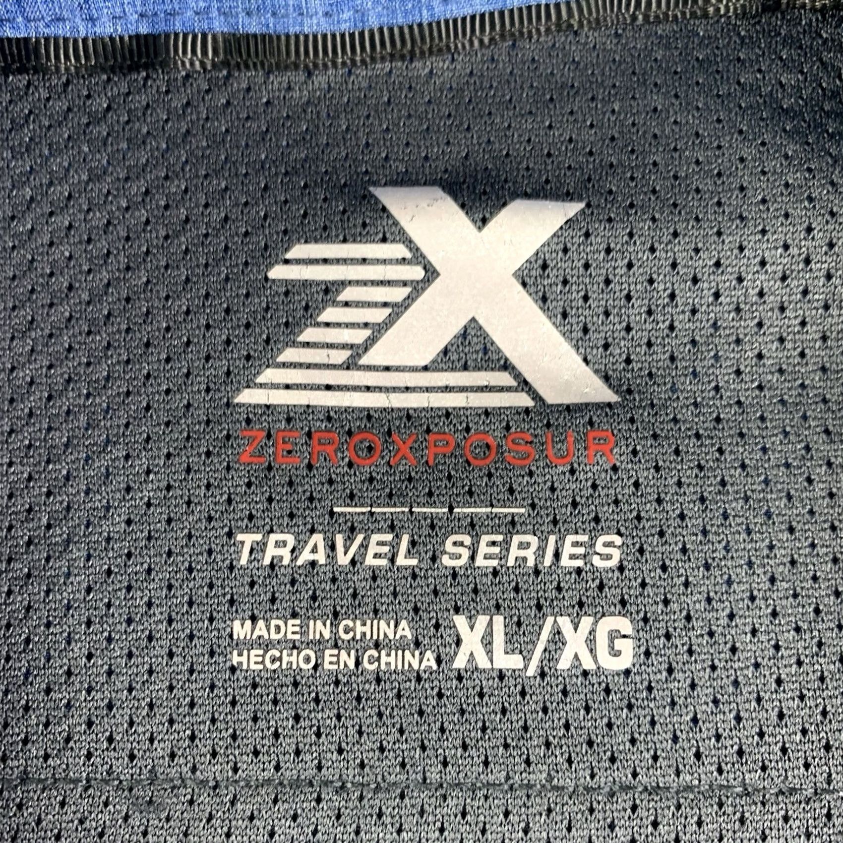 Vintage Zero ZX exposure Button-Up Shirt Mens XL Travel Series Back Vent Blue Size US XL / EU 56 / 4 - 2 Thumbnail