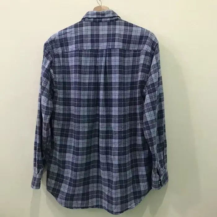 Japanese Brand Kansai Tabito Plaid Tartan Flannel Shirt Size US M / EU 48-50 / 2 - 7 Thumbnail